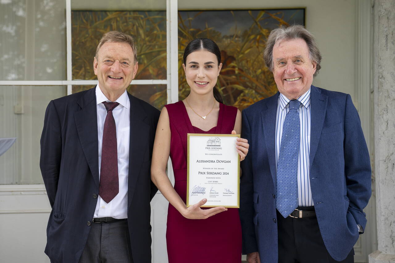 v.l.n.r.  Adrian Flury, Alexandra Dovgan, Rudolf Buchbinder © Thomas Entzeroth